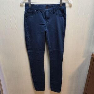 Maurices Jeans Womens XS-R Blue Dark Wash Skinny Slim Fit Stretch Denim 26x29